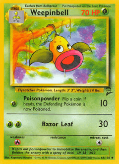 Weepinbell Normal - Base Set 2