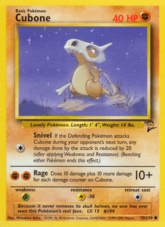 Cubone Normal - Base Set 2