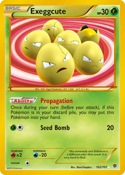 Exeggcute Normal - Plasma Blast