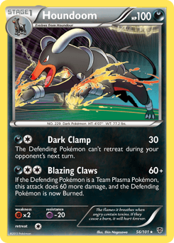 Houndoom Holo - Plasma Blast