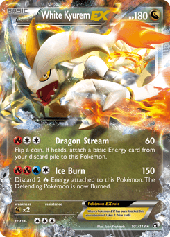 White Kyurem-EX Normal - Legendary Treasures