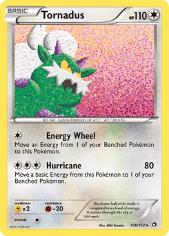 Tornadus Holo - Legendary Treasures