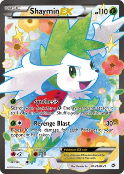 Shaymin-EX Normal - Legendary Treasures