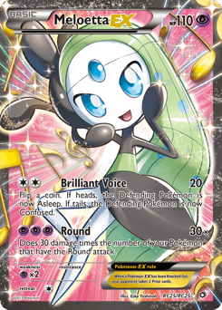 Meloetta-EX Normal - Legendary Treasures