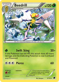 Beedrill Normal - Plasma Freeze