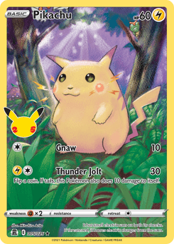 Pikachu Holo - Celebrations