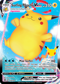 Surfing Pikachu VMAX Normal - Celebrations