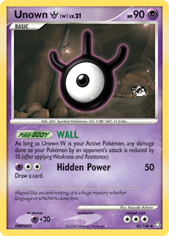 Unown [W] Normal - Legends Awakened