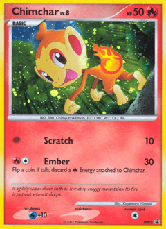 Chimchar Normal - DP Black Star Promos