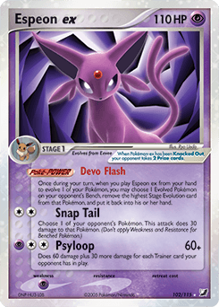 Espeon ex Normal - Unseen Forces