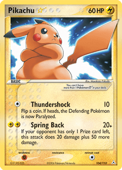 Pikachu ★ Holo - Holon Phantoms
