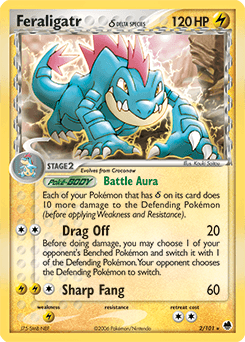 Feraligatr δ Holo - Dragon Frontiers