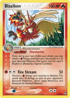 Blaziken Holo - Power Keepers