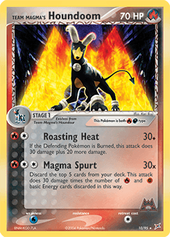 Team Magma's Houndoom Holo - Team Magma vs Team Aqua