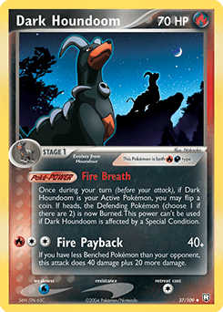 Dark Houndoom Normal - Team Rocket Returns