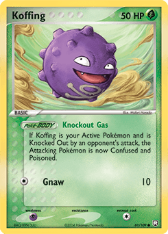 Koffing Normal - Team Rocket Returns