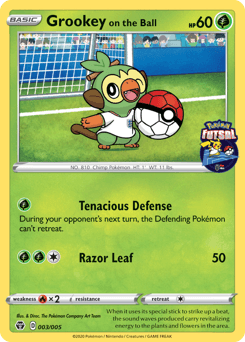 Grookey on the Ball Normal - Pokémon Futsal Collection