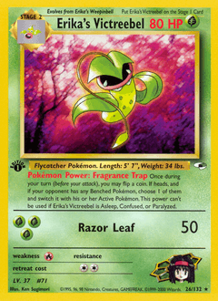 Erika's Victreebel 1st Edition - Gym Heroes