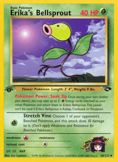 Erika's Bellsprout 1st Edition - Gym Challenge