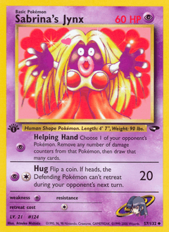 Sabrina's Jynx 1st Edition - Gym Challenge