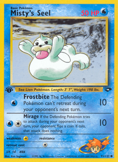 Misty's Seel 1st Edition - Gym Challenge