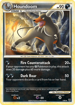 Houndoom Holo - HS—Undaunted