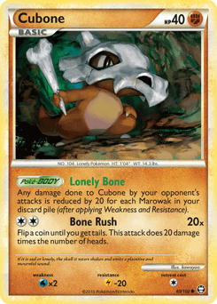 Cubone Normal - HS—Triumphant