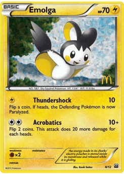Emolga Normal - McDonald's Collection 2012