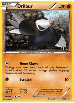 Drilbur Normal - McDonald's Collection 2012