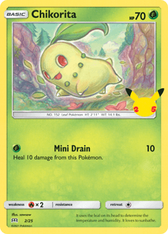 Chikorita Normal - McDonald's Collection 2021