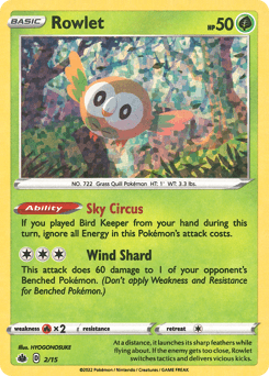 Rowlet Normal - McDonald's Collection 2022
