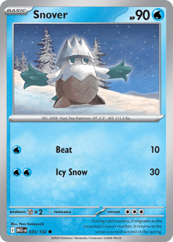 Snover Normal - Mega Evolution