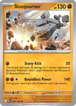 Stonjourner Normal - Mega Evolution