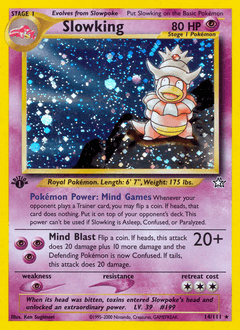Slowking 1st Edition Holo - Neo Genesis