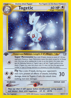 Togetic 1st Edition Holo - Neo Genesis