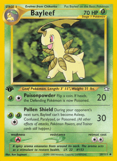Bayleef 1st Edition - Neo Genesis