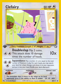 Clefairy 1st Edition - Neo Genesis