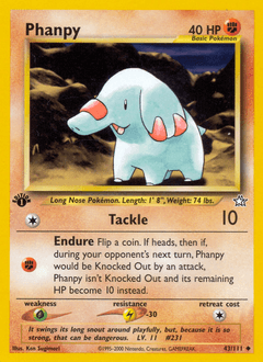 Phanpy 1st Edition - Neo Genesis