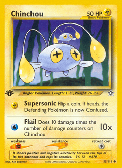 Chinchou 1st Edition - Neo Genesis