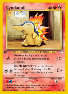 Cyndaquil 1st Edition - Neo Genesis