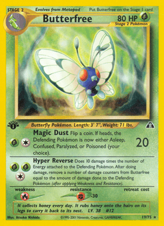 Butterfree 1st Edition - Neo Discovery