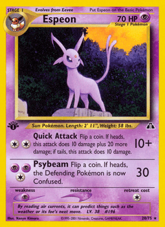 Espeon 1st Edition - Neo Discovery