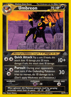 Umbreon 1st Edition - Neo Discovery