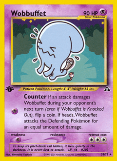 Wobbuffet 1st Edition - Neo Discovery