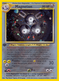 Magneton 1st Edition Holo - Neo Revelation