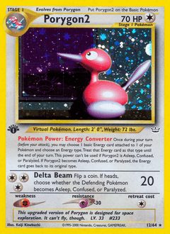 Porygon2 1st Edition Holo - Neo Revelation