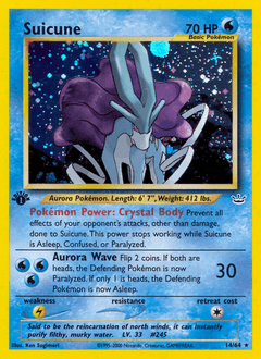 Suicune 1st Edition Holo - Neo Revelation