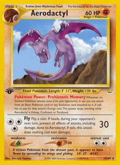 Aerodactyl 1st Edition - Neo Revelation