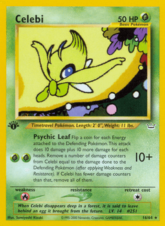 Celebi 1st Edition - Neo Revelation