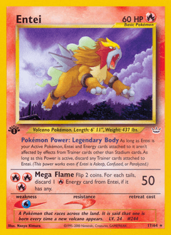 Entei 1st Edition - Neo Revelation